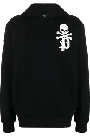 Philipp Plein Sudadera con capucha y logo Gothic Plein