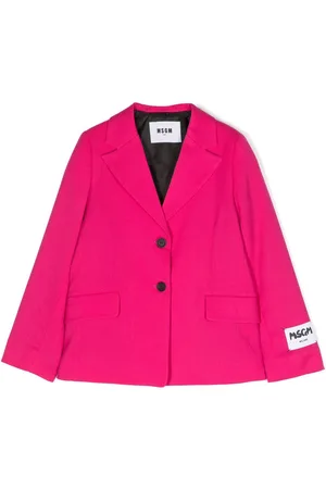 Msgm Blazer con parche del logo