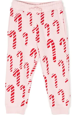 Stella McCartney Pantalones con estampado Candy Cane