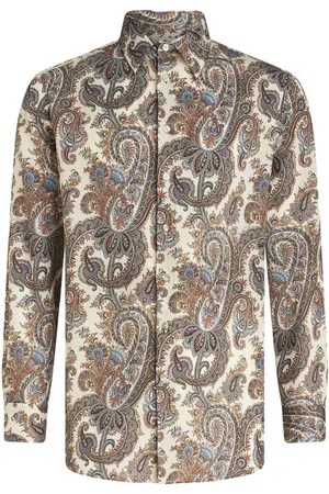 Etro Camisa con estampado de cachemira