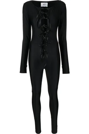 Atu Body Couture Mono de satén con cordones