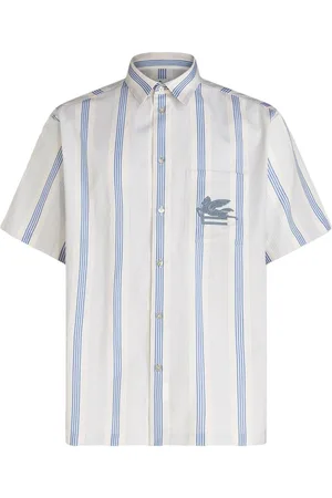 Etro Camisa Pegaso con logo bordado