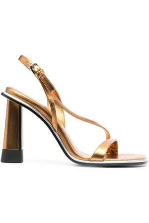Etro Sandalias metálicas con tacón de 120mm