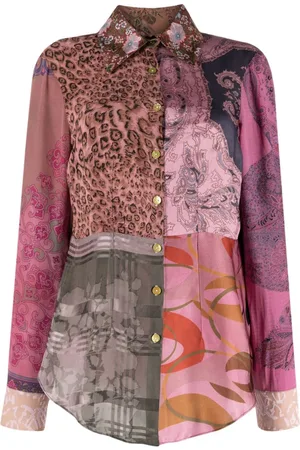 Conner Ives Camisa The Reconstitued Scarf