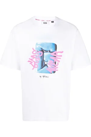GCDS Camiseta con logo estampado