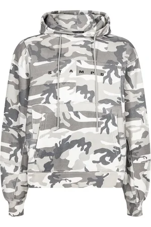STAMPD Sudadera con capucha y motivo militar