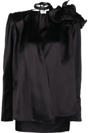 MAGDA BUTRYM Blusa con broche floral
