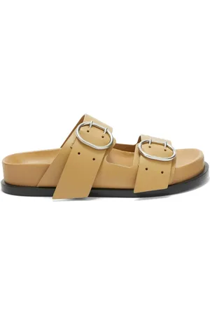 Jil Sander Sandalias planas con hebilla