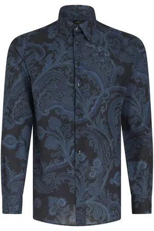 Etro Camisa con estampado de cachemira