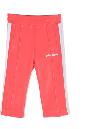 Palm Angels Pantalones de chándal con logo estampado