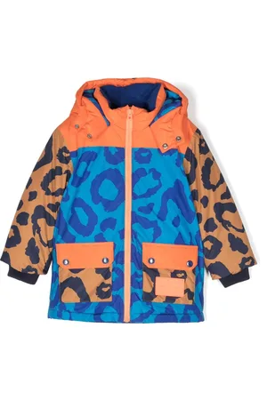 Marc Jacobs Abrigo de nieve con motivo Cheetah y capucha