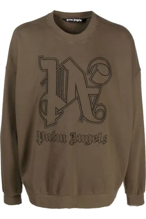 Palm Angels Sudadera con logo bordado