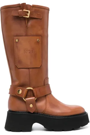 Nº21 Botas con logo en relieve