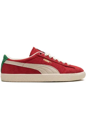 PUMA Tenis anchos Rebound Layup para hombre, color blanco, negro y rojo de  alto riesgo, Blanco/negro/rojo (puma white-puma black-high risk red)