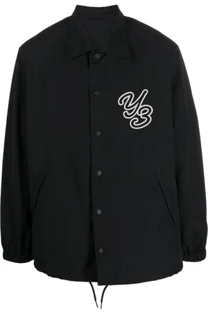 Y-3 Sobrecamisa con logo bordado