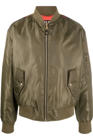 VERSACE Chaqueta bomber con cremallera y logo