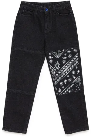 MARCELO BURLON Vaqueros rectos Bandana Insert