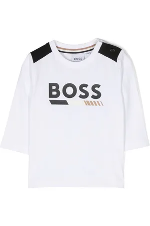 HUGO BOSS Top con logo estampado