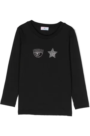 Chiara Ferragni Sudadera con apliques del logo