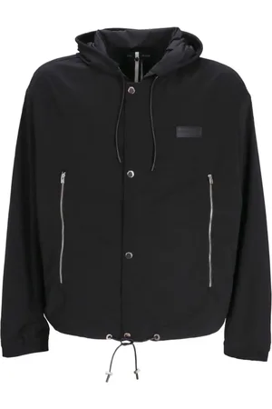 Emporio Armani Chaqueta con capucha y parche del logo