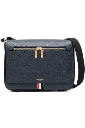 Thom Browne Bolso messenger con logo en relieve