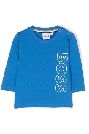 HUGO BOSS Top con logo estampado