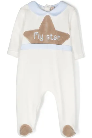 LA STUPENDERIA Body con diseño bordado y manga larga