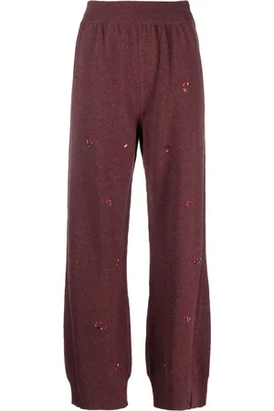 Barrie Pantalones con bordado floral