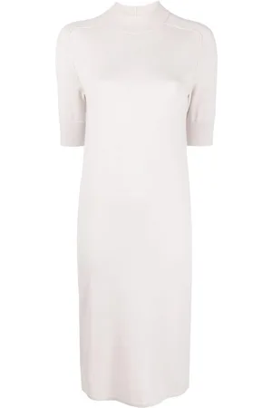 Calvin Klein Vestido midi de canalé