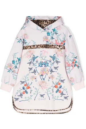 Roberto Cavalli Sudadera con capucha y estampado floral