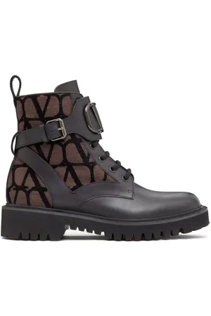 VALENTINO GARAVANI Botas Toile Iconographe con tacón de 35 mm