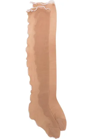 MAISON CLOSE Medias stretch con forro en contraste