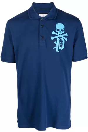 Philipp Plein Camiseta Skull & Bones con logo estampado