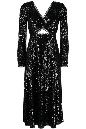 Needle & Thread Vestido midi Elena con lentejuelas