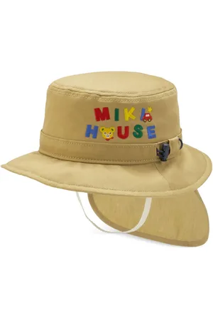 Miki House Sombrero de pescador con logo bordado
