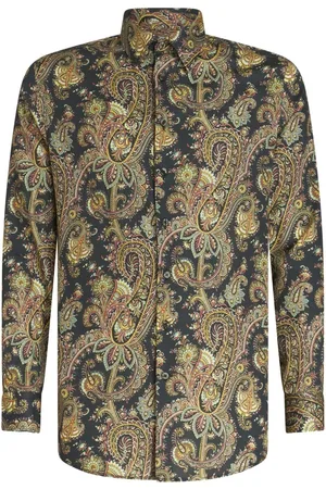 Etro Camisa con estampado de cachemira
