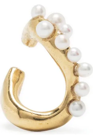 Beatriz Palacios Pendiente earcuff Wave Cluster Link Small