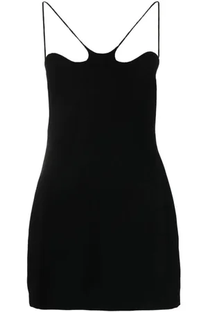 Monot Vestido corto con cuello redondeado