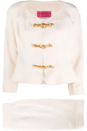 Christian Lacroix Traje con falda y cierre de trenca 2009 pre-owned