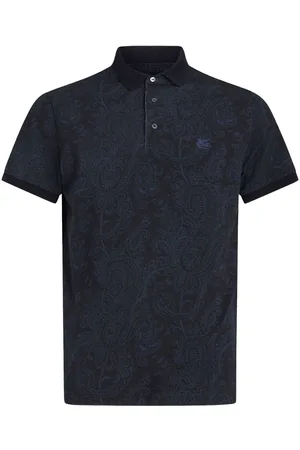 Etro Polo con estampado de cachemira