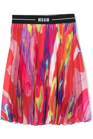 Msgm Falda con cinturilla del logo