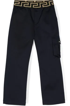 VERSACE Pantalones cargo con logo Greca en la cinturilla