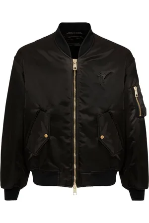 Giuseppe Zanotti Chaqueta bomber con logo bordado