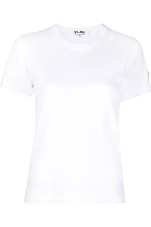 Comme des Garçons Camiseta con parche del logo