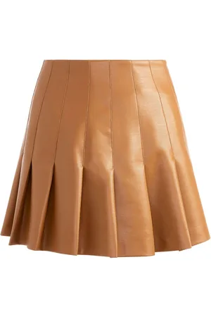 ALICE+OLIVIA Falda Carter plisada