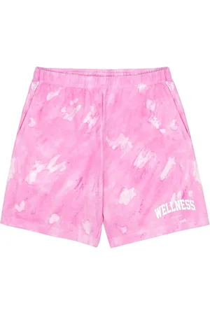 Sporty & Rich Shorts Wellness con estampado tie-dye