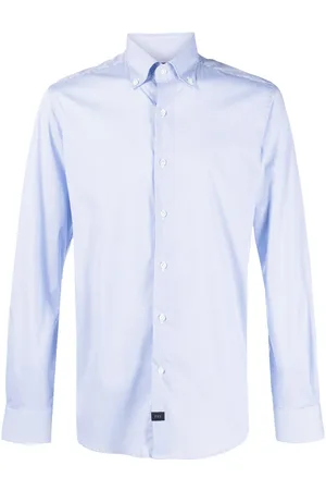 FAY Camisa con parche del logo