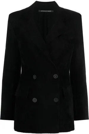 ANTONINO VALENTI Blazer con solapas de muesca y doble botonadura
