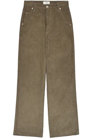 Ami Pantalones rectos con cierre de botón