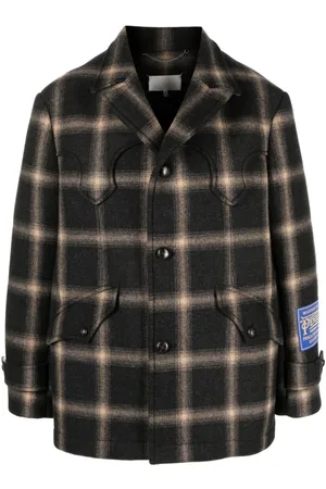 Maison Margiela Abrigo a cuadros de x Pendleton